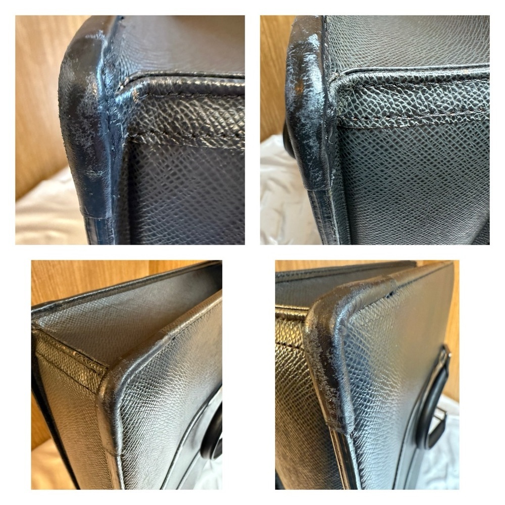 Louis Vuitton Black Tiaga Leather Briefcase - Picture 5 of 15